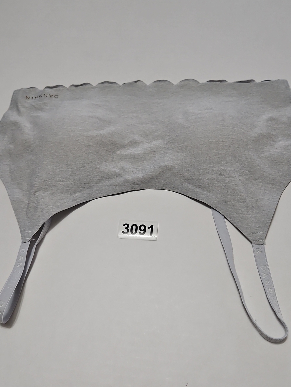 Danskin Intimates Heather Gray Seamless Bralette Top Size L W/removable Pads - Picture 7 of 7